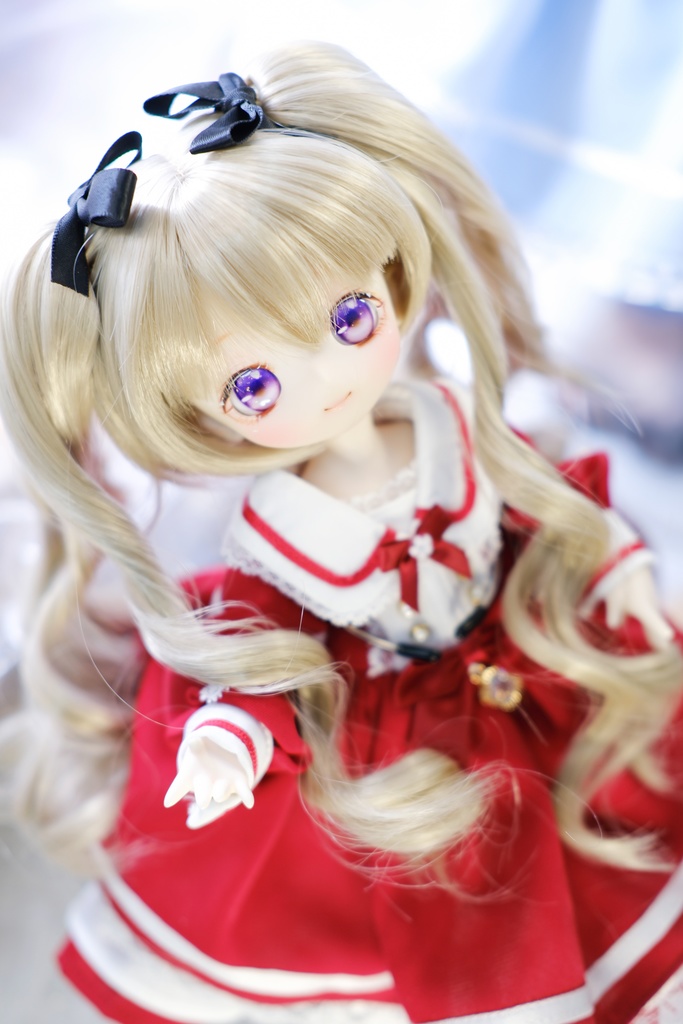 【7~8インチ】 ドールウィッグ 「ひめぐるツインテール」