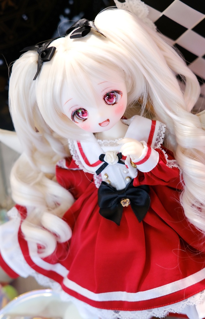 【7~8インチ】 ドールウィッグ 「ひめぐるツインテール」