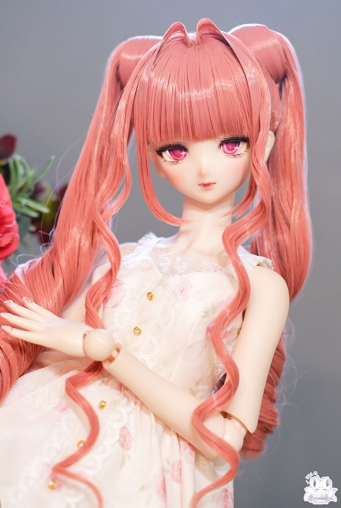 【8~9インチ】 ドールウィッグ「プリンセスツインテール」