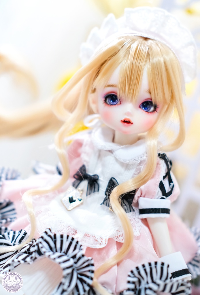 【7~8インチ】ドールウィッグ「くるりんロングポニー」