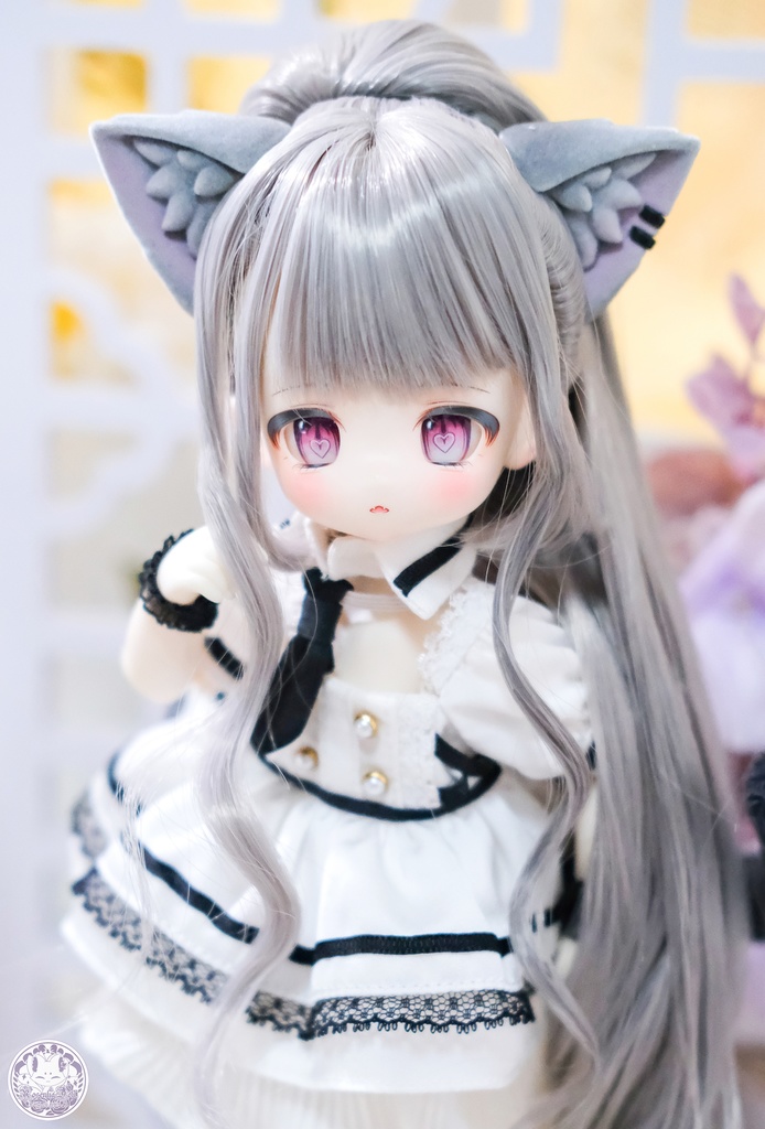 【7~8インチ】ドールウィッグ「くるりんロングポニー」