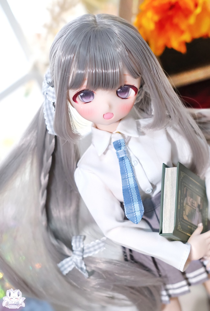 準備中…【8~9インチ】ドールウィッグ「スクールツインカール」