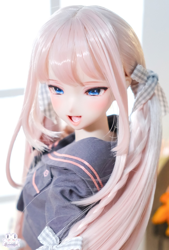 準備中…【8~9インチ】ドールウィッグ「スクールツインカール」