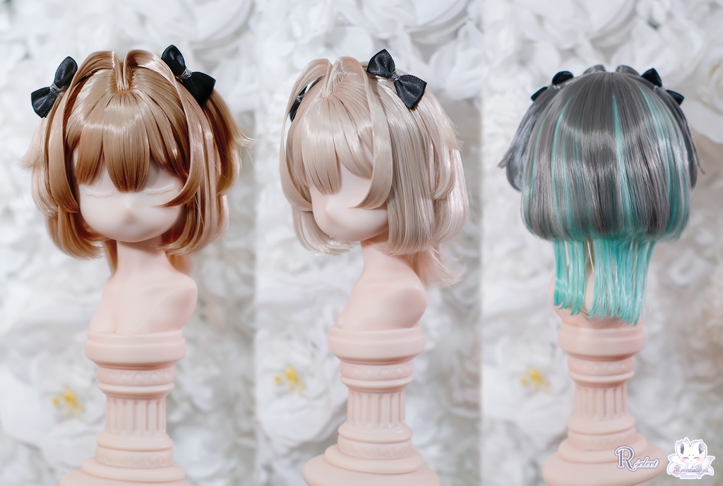 【8~9インチ】ドールウィッグ「スタイルC」♥Rセレクト♥