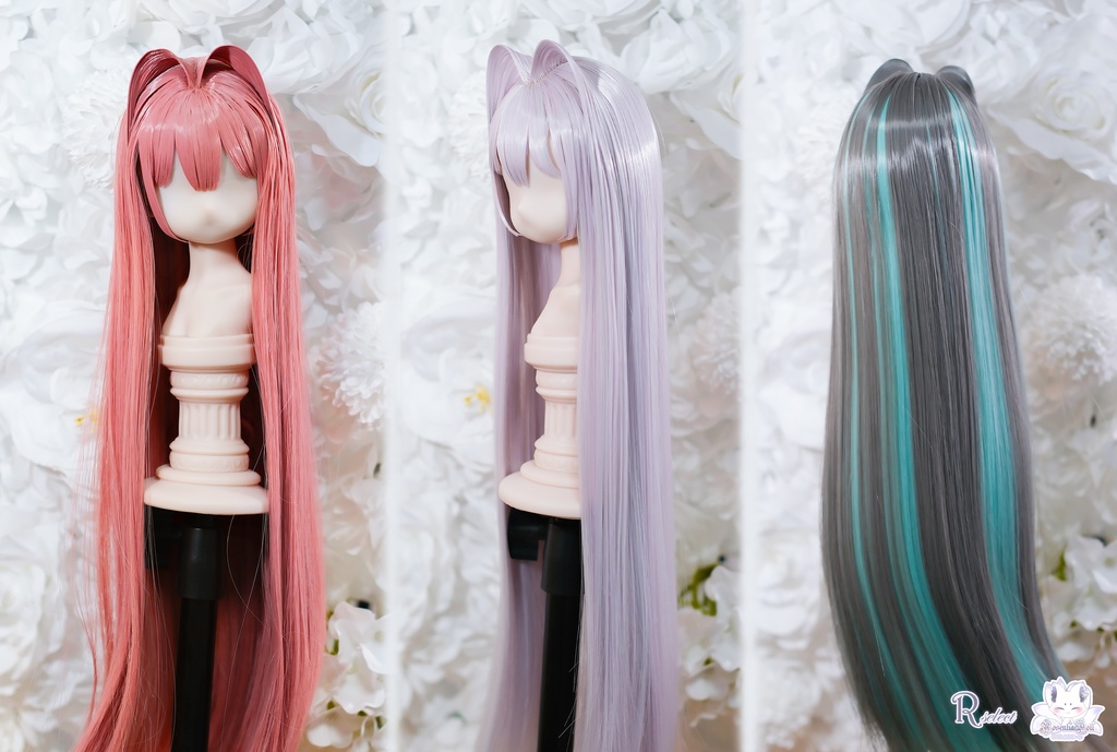 【8~9インチ】ドールウィッグ「スタイルB」♥Rセレクト♥