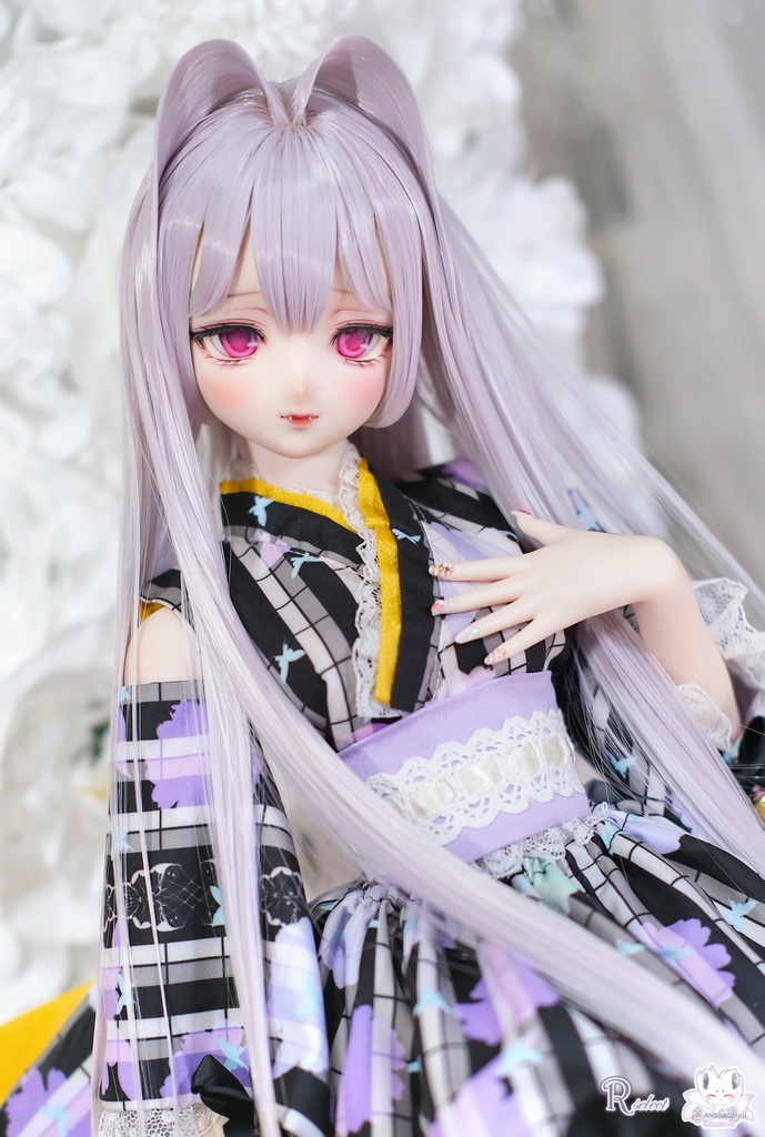 【8~9インチ】ドールウィッグ「スタイルB」♥Rセレクト♥