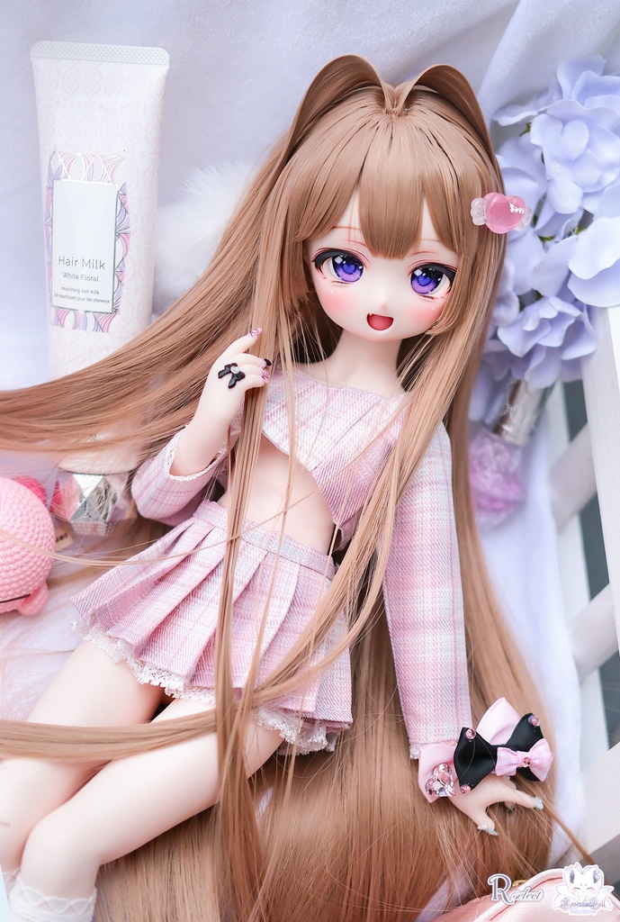 【8~9インチ】ドールウィッグ「スタイルB」♥Rセレクト♥