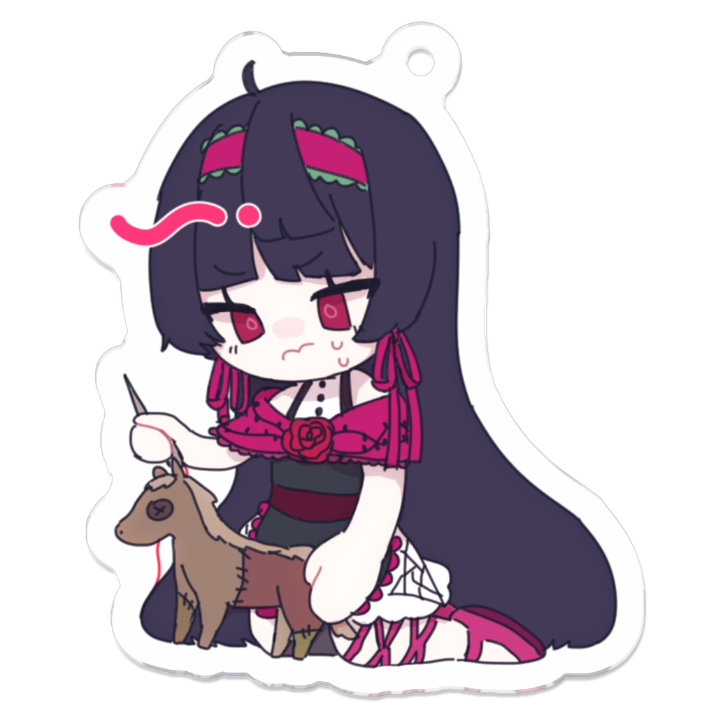 縫い縫いコフィンアクリルキーホルダー