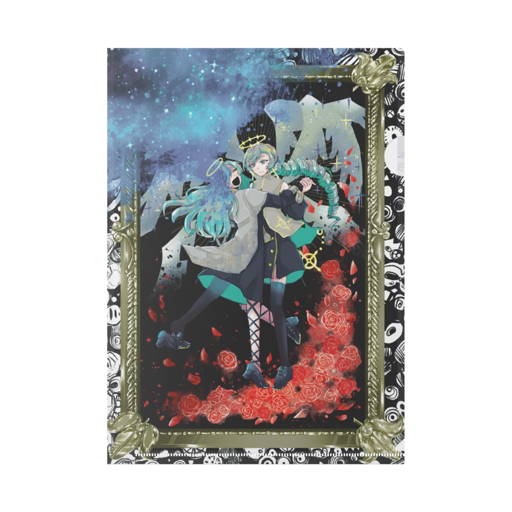 【Vtuber】ルシフェルクリアファイル【Illustrated byあめりおじさん】