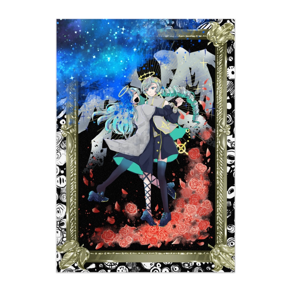 【Vtuber】ルシフェルポスター【Illustrated byあめりおじさん】