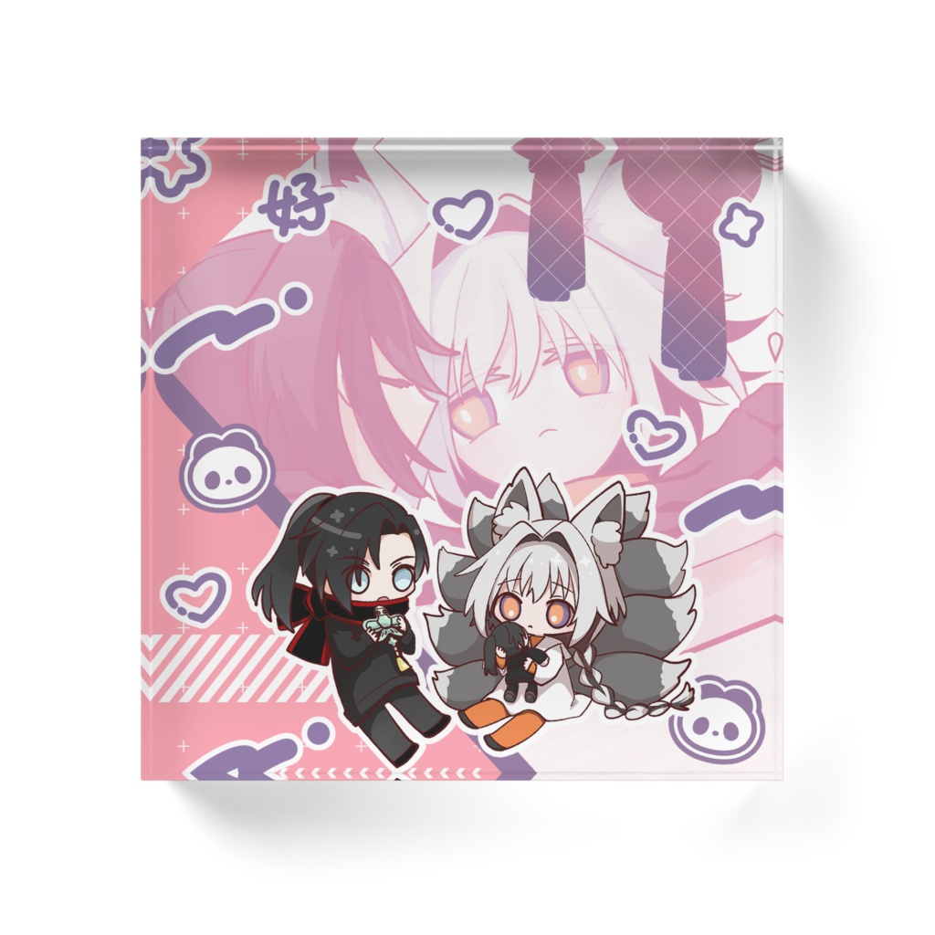 【受注】鷲狐春節日記アクリルブロック