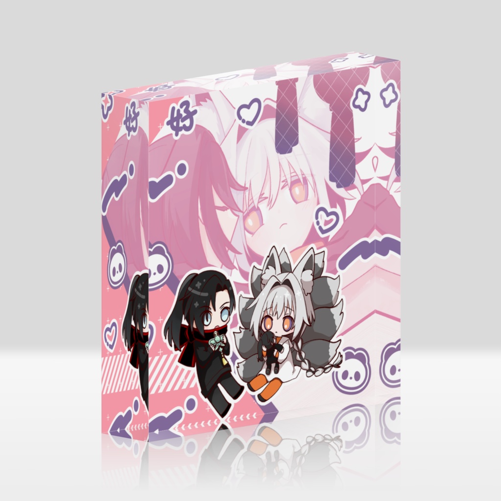 【受注】鷲狐春節日記アクリルブロック