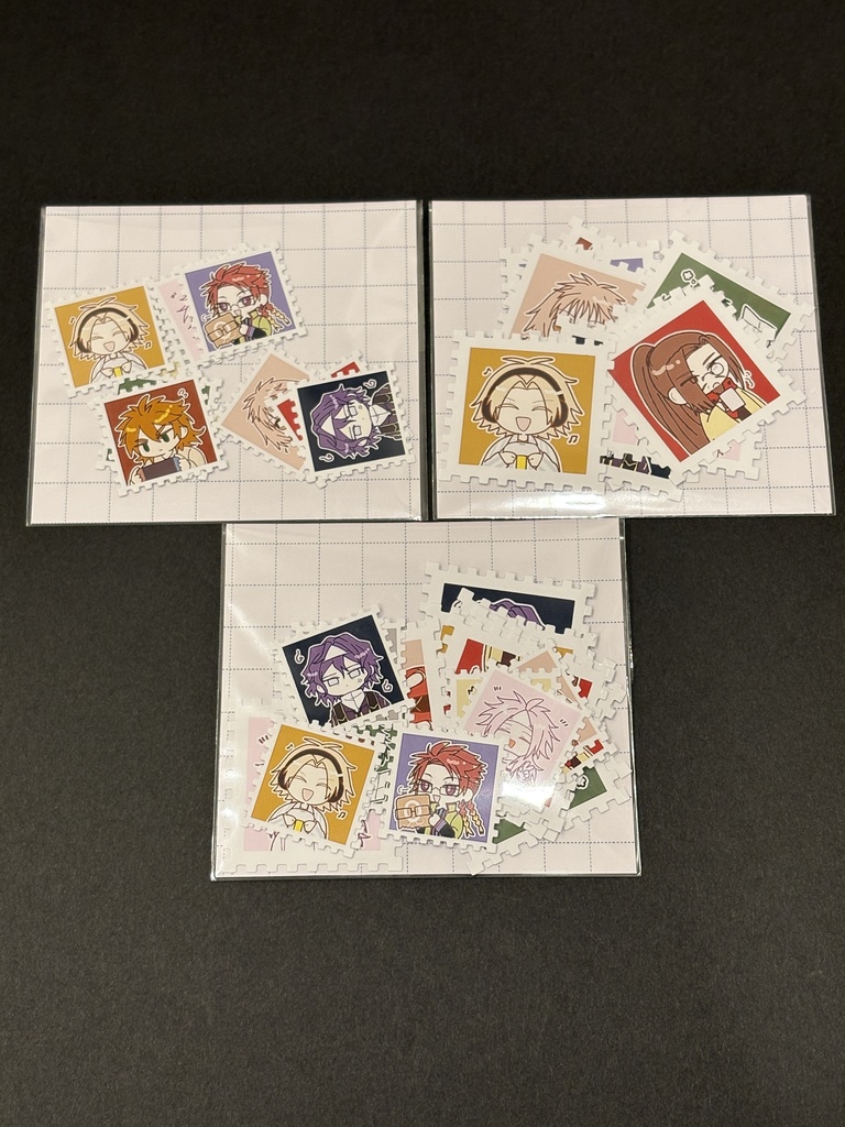 【同人】さぼしき切手風シール