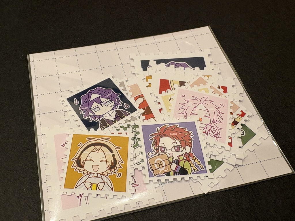 【同人】さぼしき切手風シール