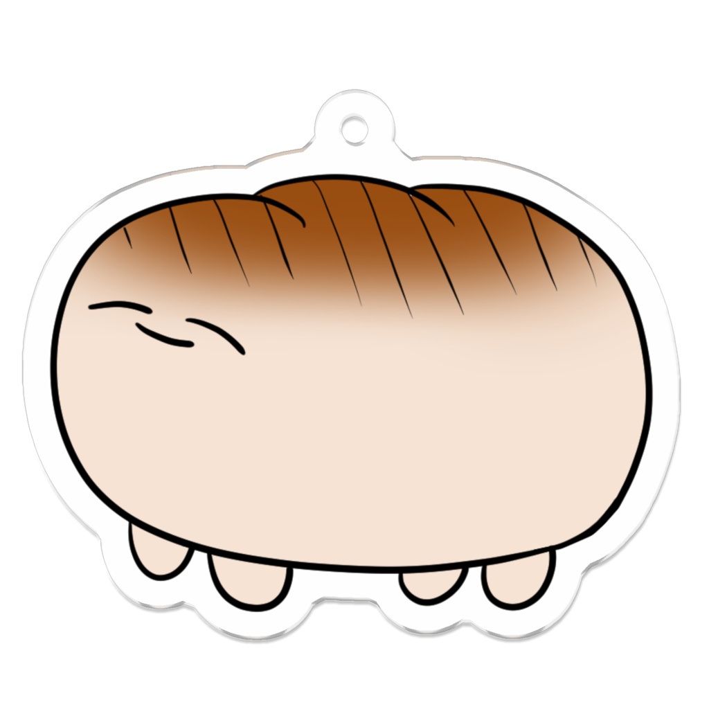 シンプルなアクリルキーホルダー