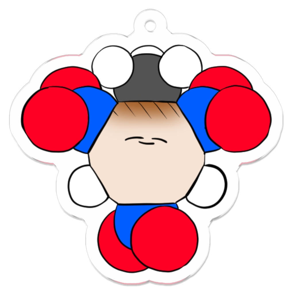 トリニトロなアクリルキーホルダー