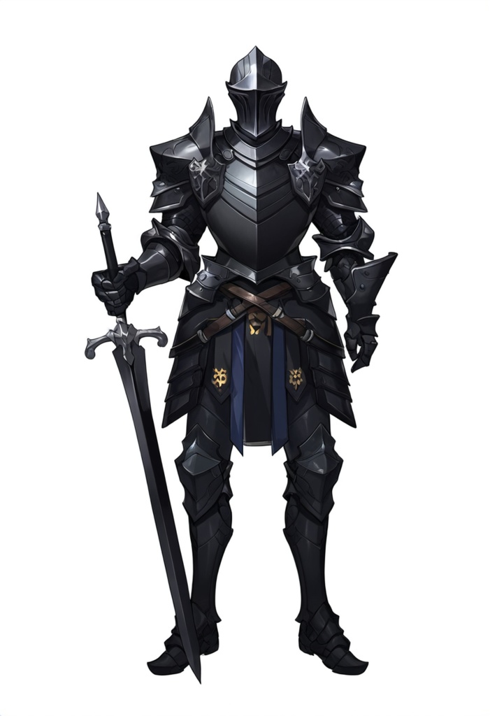 暗黒騎士の立ち絵