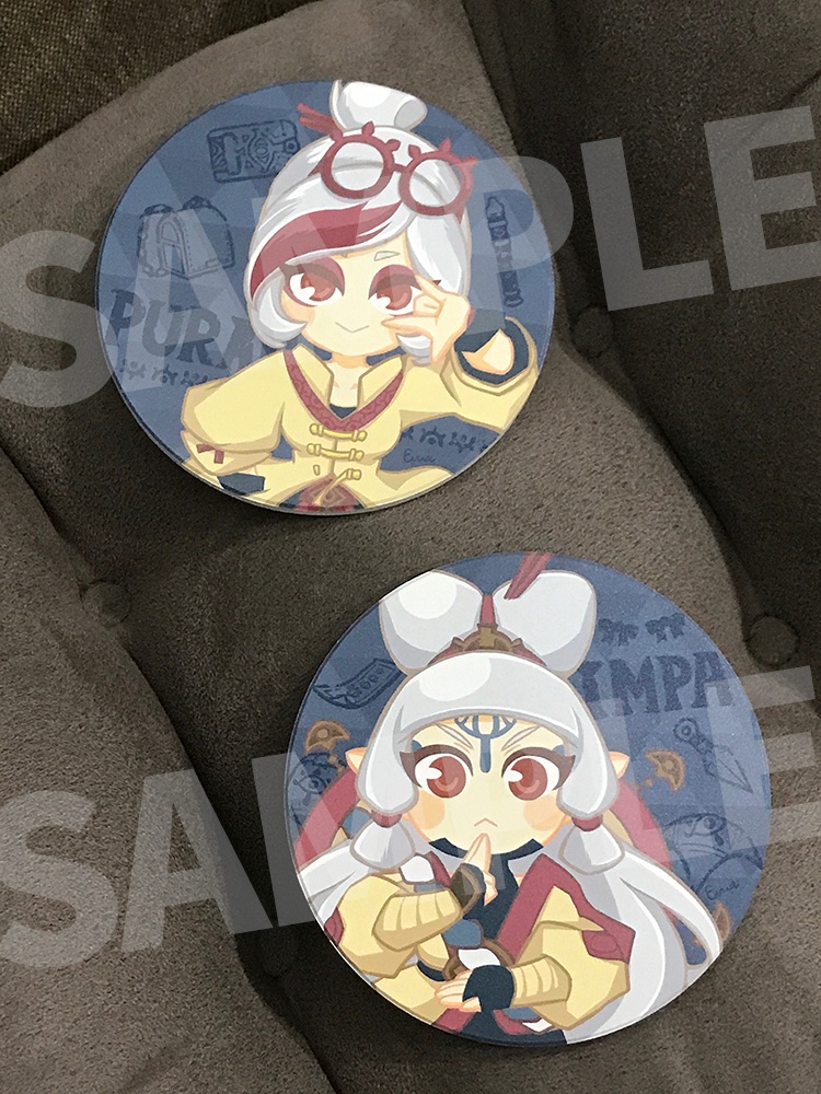 ゼルダ無双 ❘ (全 2 種) セラミック吸水コースター【残りわずか】