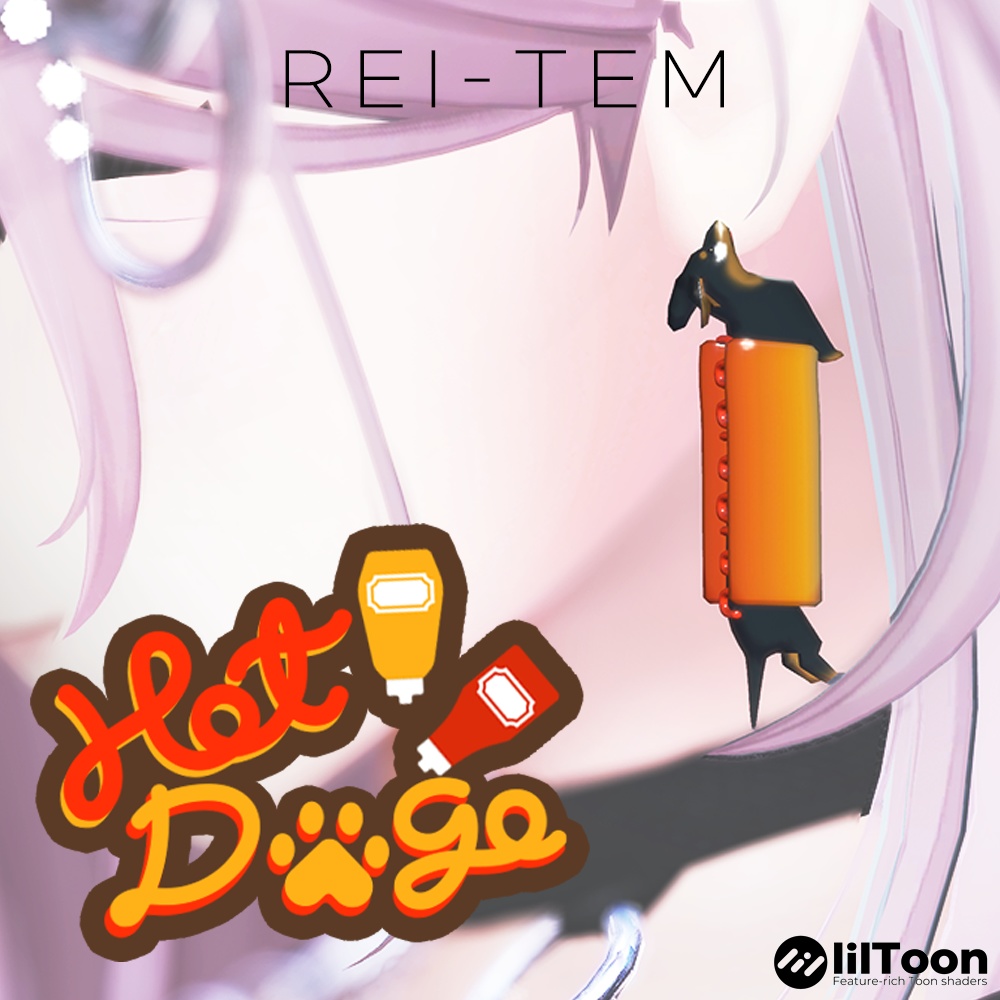 【PB】Hot-Dogo Earring