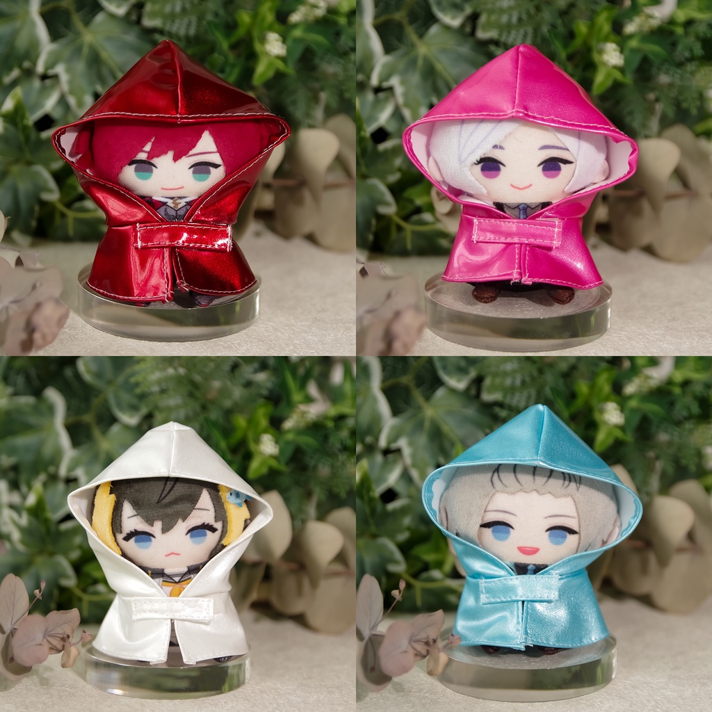 【ぱぺっと用】エナメルぽんちょ・雨かっぱ風