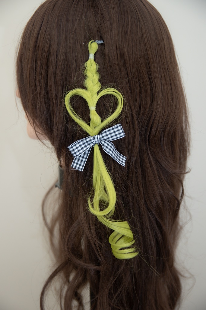 【推活】簡単ヘアメ♡ハートエクステ(お試し版)