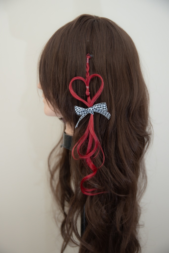 【推活】簡単ヘアメ♡ハートエクステ(お試し版)