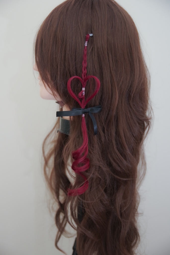 【推活】簡単ヘアメ♡ハートエクステ(お試し版)