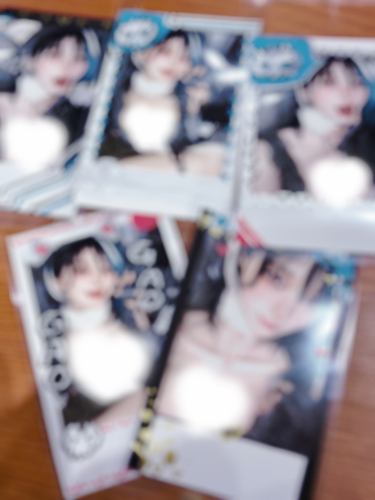 【落書き】ランダムチェキ風ブロマイド(オオカミ千速ちゃんver)