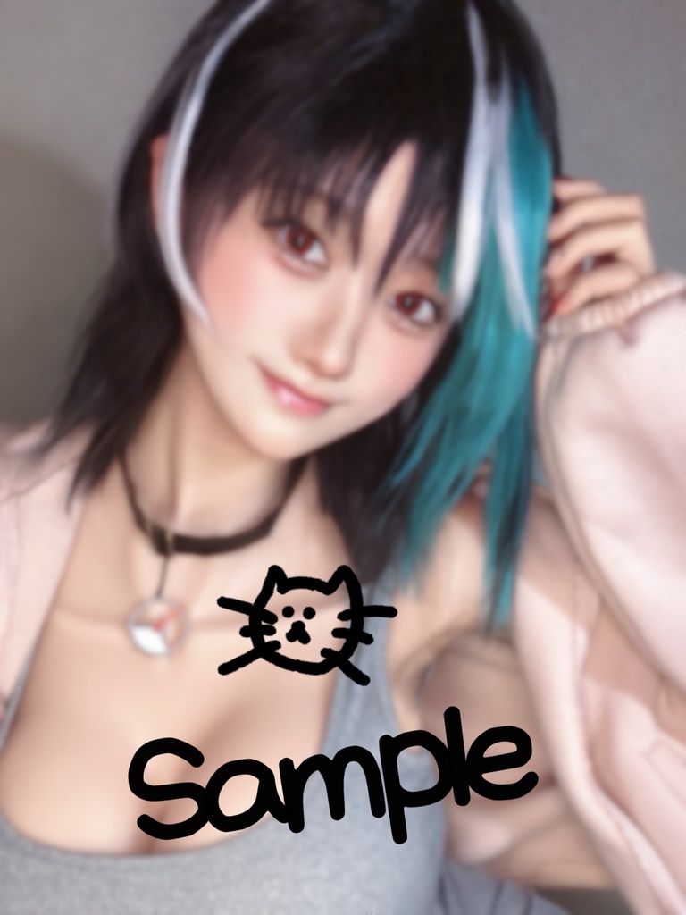 【落書き】ランダムチェキ風ブロマイド (FGカフェ後期衣装🌸千速ちゃんver.)