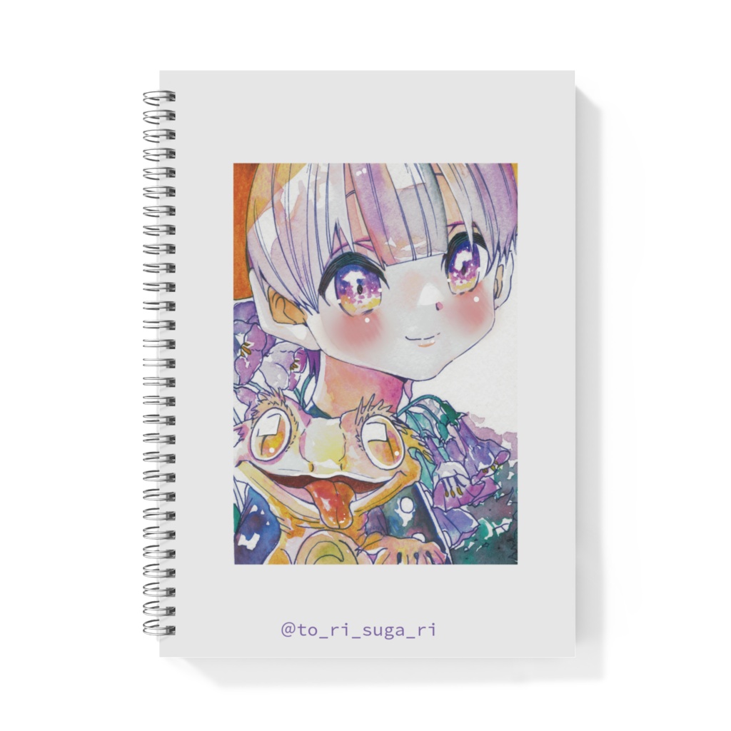 クレステッドゲッコーくんとぼくのベストショットリングノート