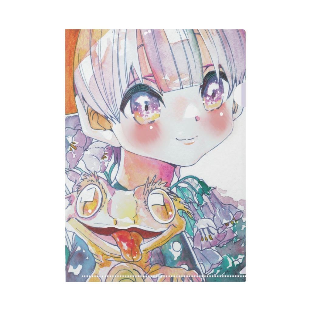 クレステッドゲッコーくんとぼくのベストショットクリアファイル