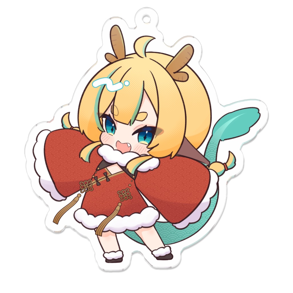 辰年TEOアクリルキーホルダー
