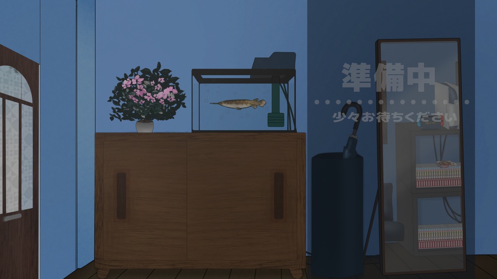 組み立て式・フリー配信画面【メゾンゆるやか】