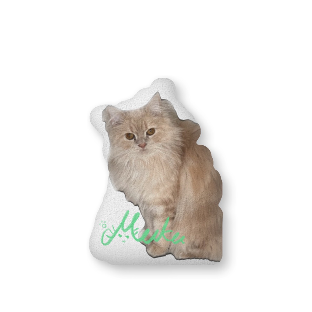 ふかふかねこちまんにゃんはんにゃんぱんちゃんちゃーはんセット(むくもかふかふかクッション)