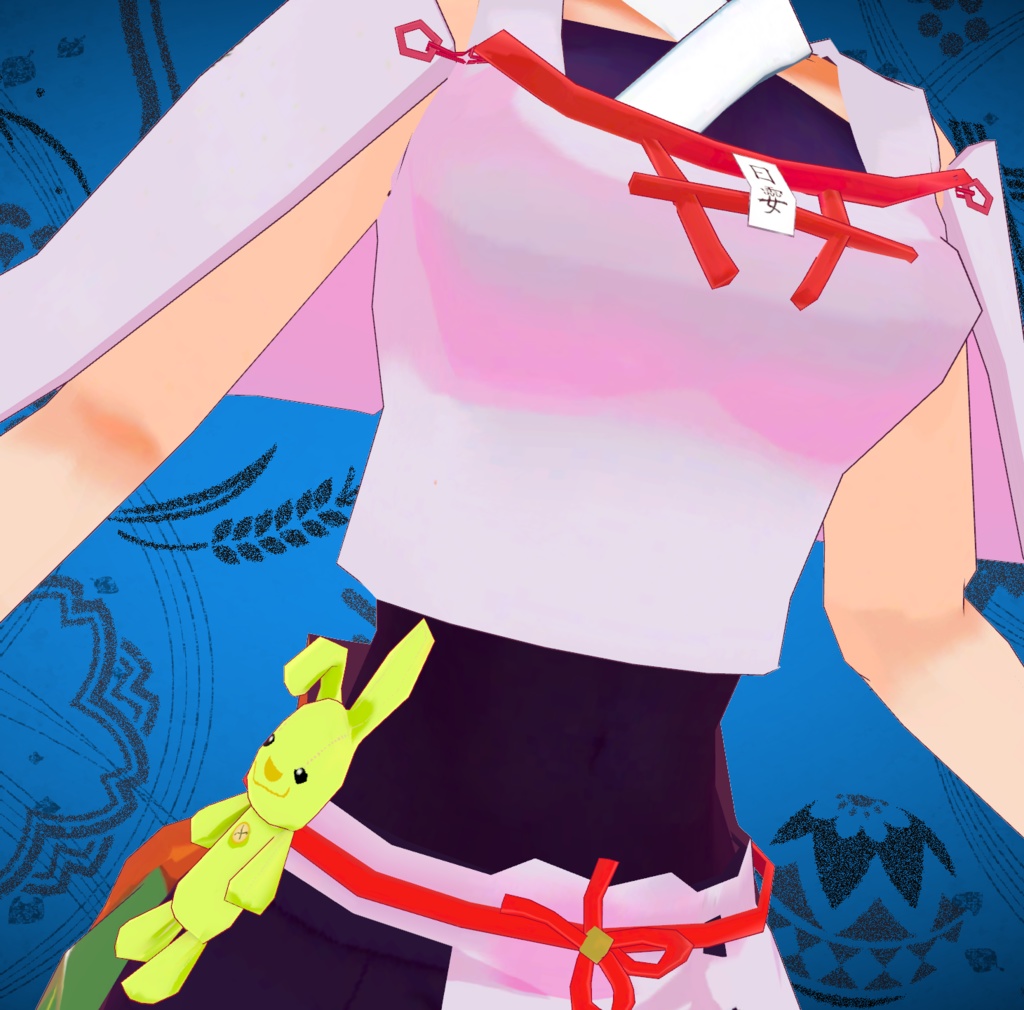 【オリジナル3Dモデル】ヒルメちゃん hirume【Quest対応】