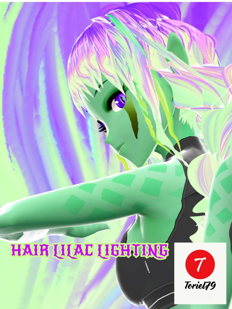 HAIR LILAC LIGHTING toriel79