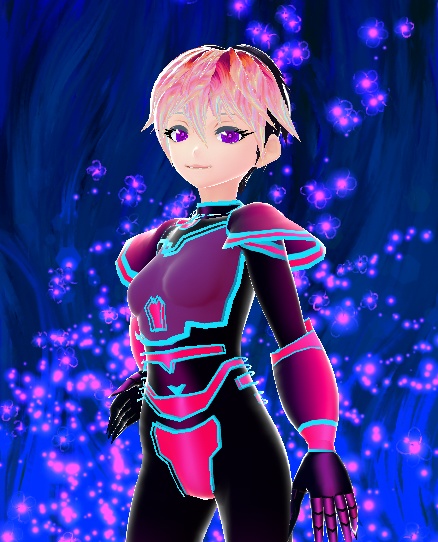 GAMER PINK LIGHTING COSTUME toriel79 (customitem and texture)