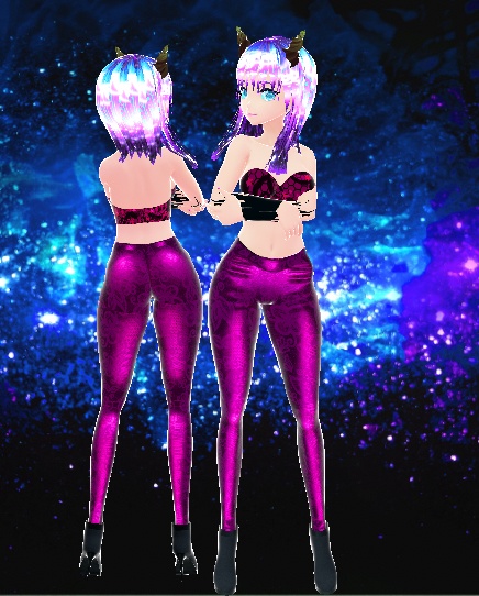 PURPLE LEGGIN toriel79 (TEXTURE)