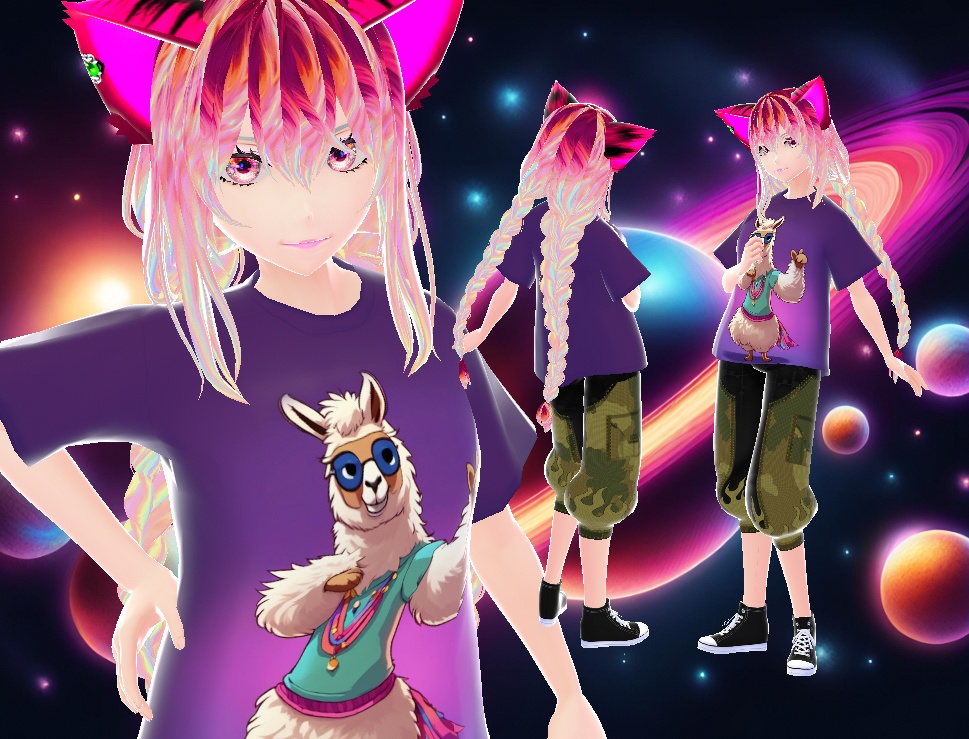 1980´S LLAMA T SHIRT toriel79 (texture/customitem)