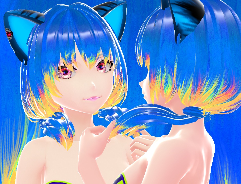 SKY AND SUN HAIR X3 (texture) toriel79