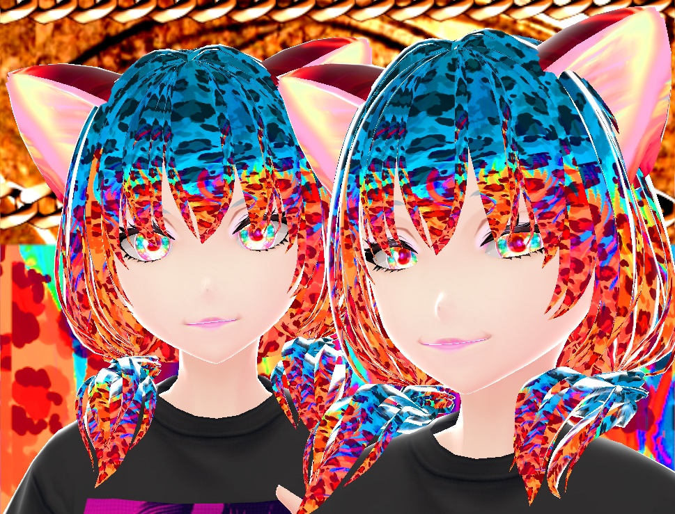 CHITA BICOLOR HAIR PACK toriel79 (textures x 10)