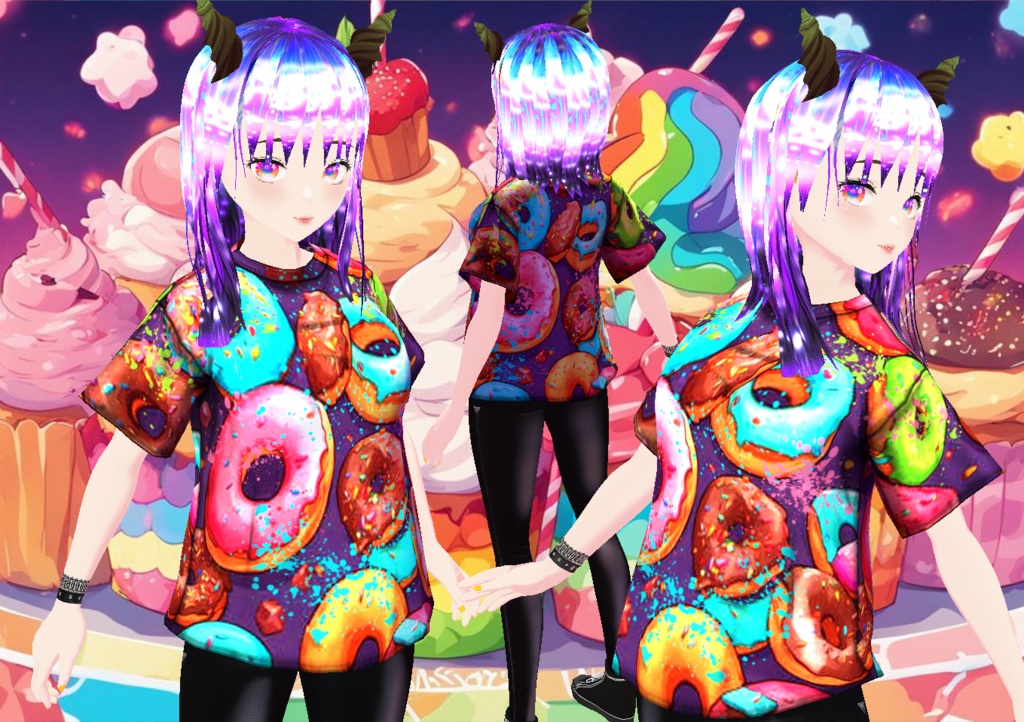 CAMISETA DONUTS toriel79 (custom item)