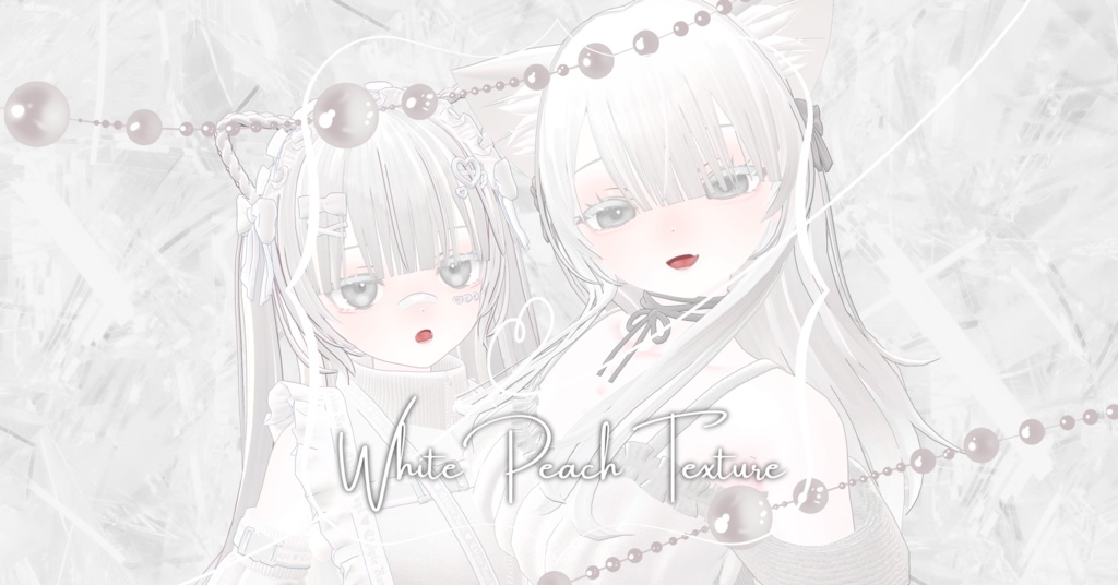 Riruru & Momoran WhitePeach texture