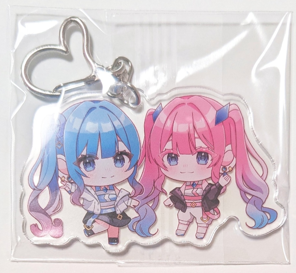 シンメトリーアクリルキーホルダー