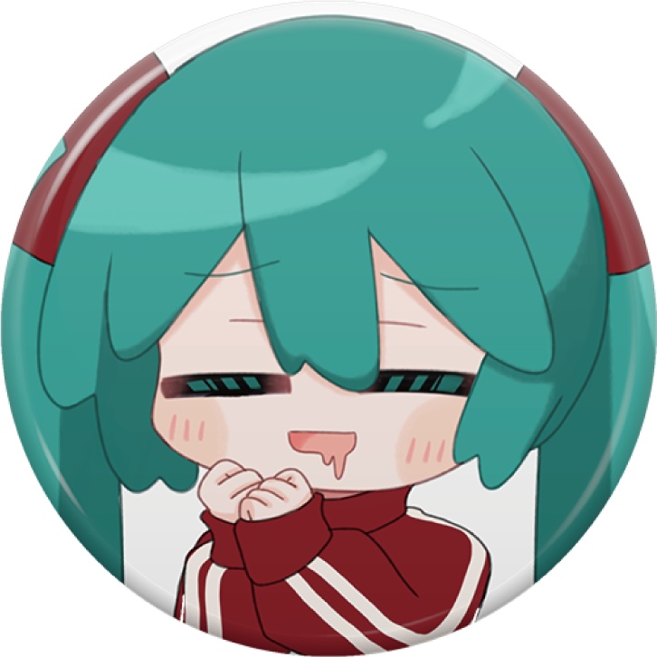 ジャージミク缶バッジ (44mm)