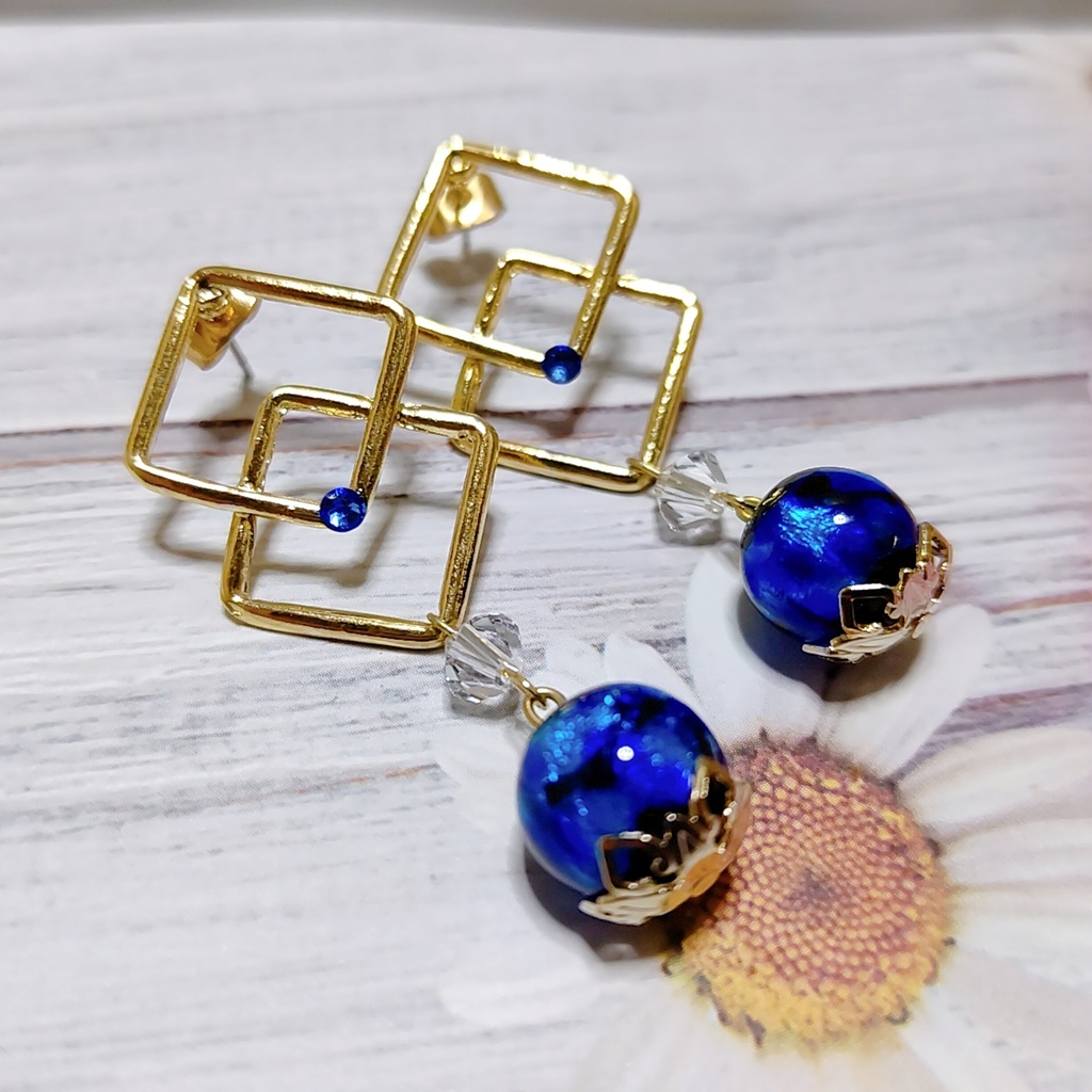 ぐだ男ピアス(スクエア)