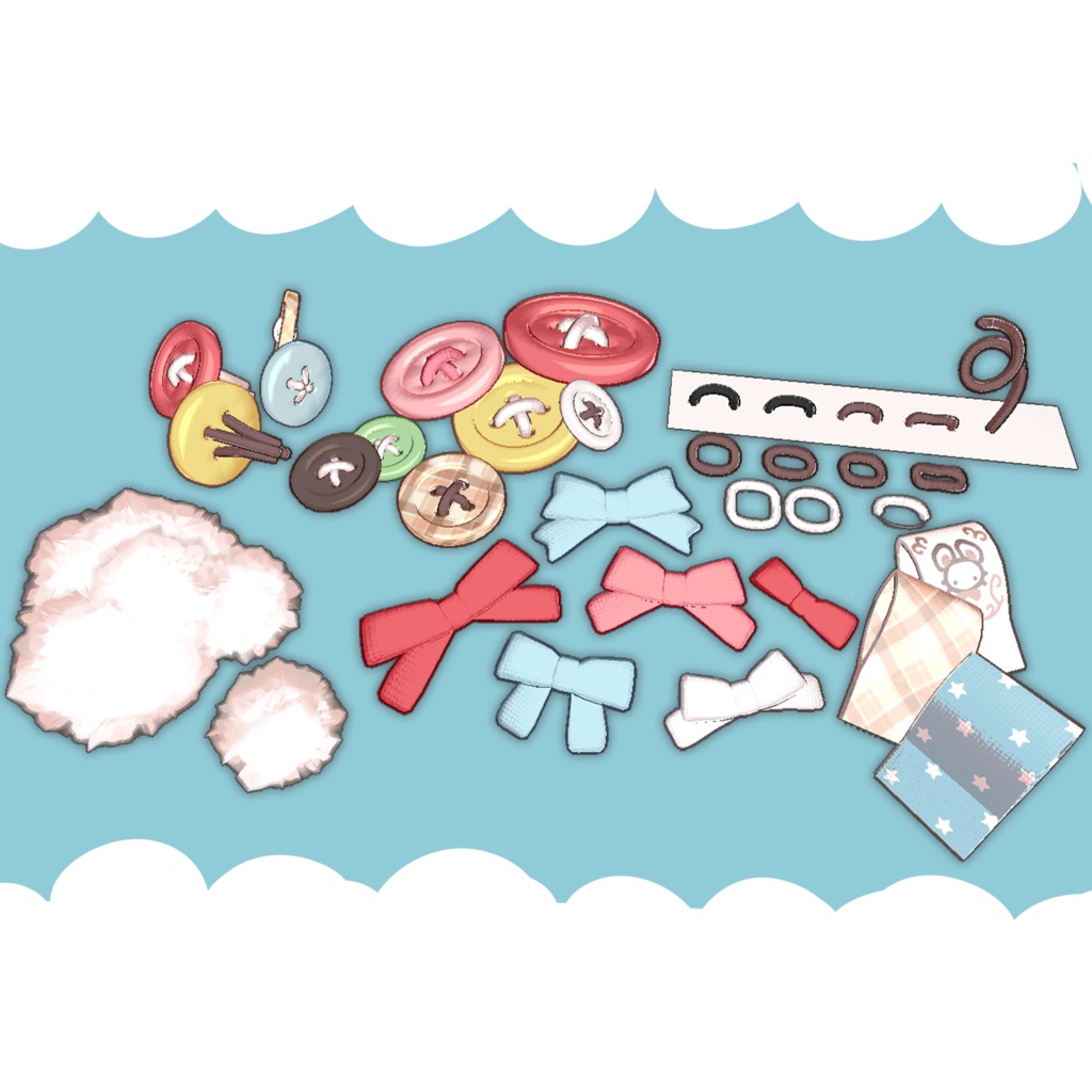 Plush Deco Set ぬいぐるみデコセット