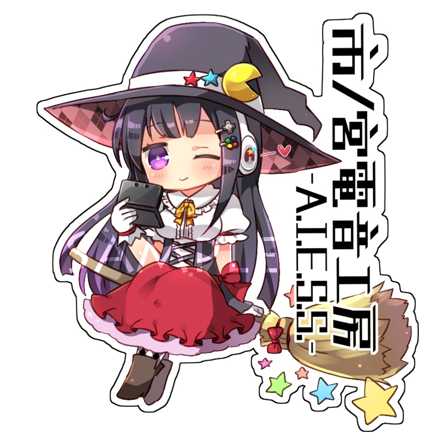 うぃち子ステッカー 2016冬ver.