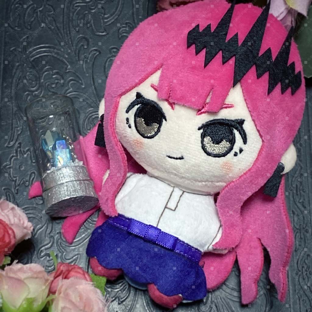 水晶のオブジェ　オーロラブルー×シルバー