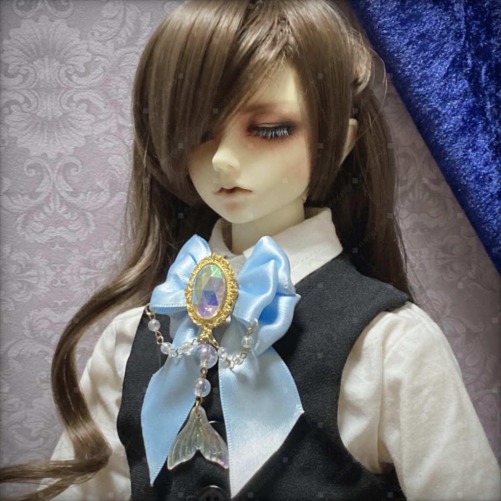 リボンクリップ　人魚